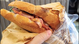 Banh Mi sandwich🥖🥖Vietnamese baguette sandwich🥖🥖best street food Saigon🥖🥖walking tour to local life
