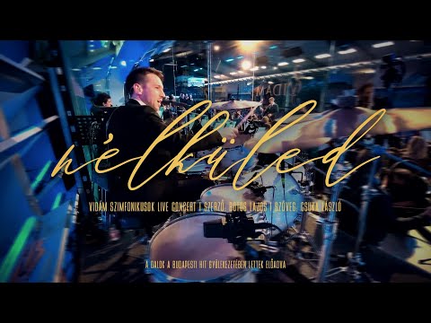 Nélküled | Friderika - Vidám Szimfonikusok koncert live drum by Patrik Schweigert