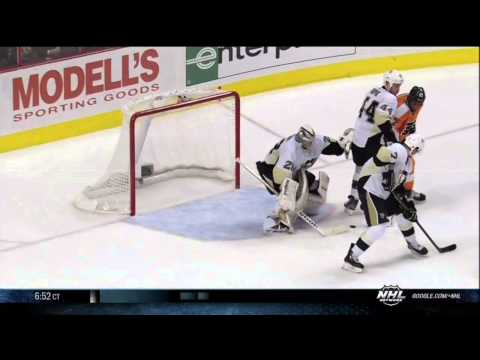 Jakub Voracek PPG 4-1 Mar 7 2013 Pittsburgh Penguins vs Philadelphia Flyers NHL Hockey