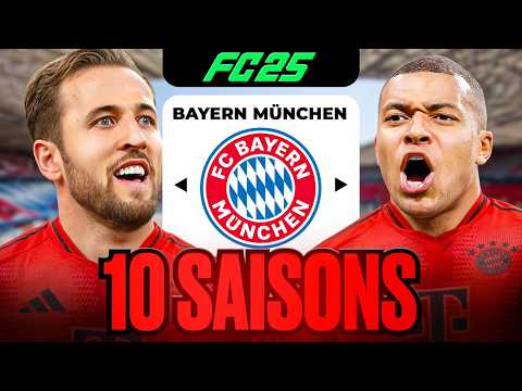 Ich habe den FC BAYERN MÜNCHEN für 10 Saisons übernommen! 🏆🚀