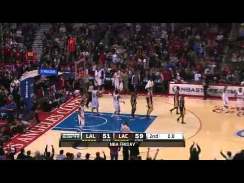 Chris Paul crossover on Kobe Bryant - Lakers @ Clippers 1/4/13