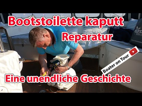 Broken on-board toilet - repair is a never-ending story - Trouble with the boat toilet