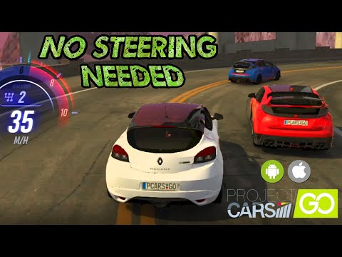Project CARS GO Gameplay ( You don't have to steer the car ) Android iOS 4K