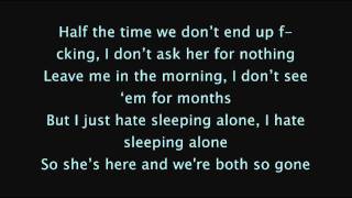 Drake - Hate Sleeping Alone (Lyrics On Screen) [NEW]