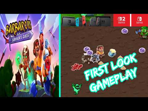Barbarous Survivor’s Quest – Nintendo Switch / Switch 2 Gameplay