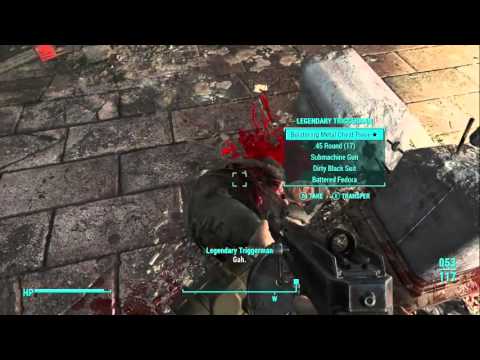 Fallout 4 Legendary Triggerman & Bolstering Metal Chest Piece!