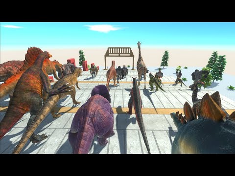 How do animals cross the stairs? - Animal Revolt Battle Simulator