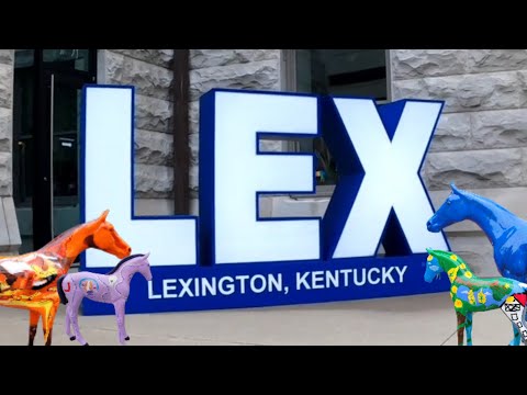 Lexington, Kentucky downtown - The Kentucky horse park #horses #lexingtonky #bestplacetovisit