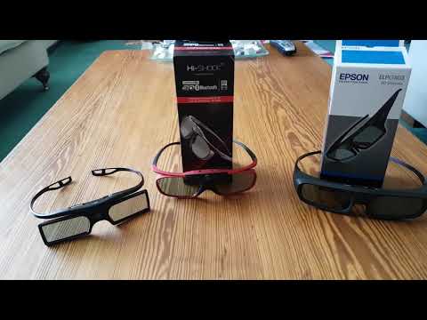 Sintron vs Hi Shock vs Epson 3d glasses review