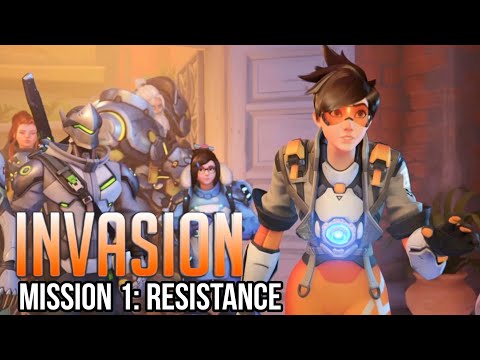 Overwatch 2: Invasion Story Mission 1: Resistance | Story Mode Walkthrough [4k HDR]