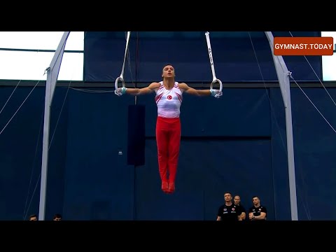 Top 3 in Men's Still Rings Event Final - 2022 Osijek Gymnastics World Challenge Cup