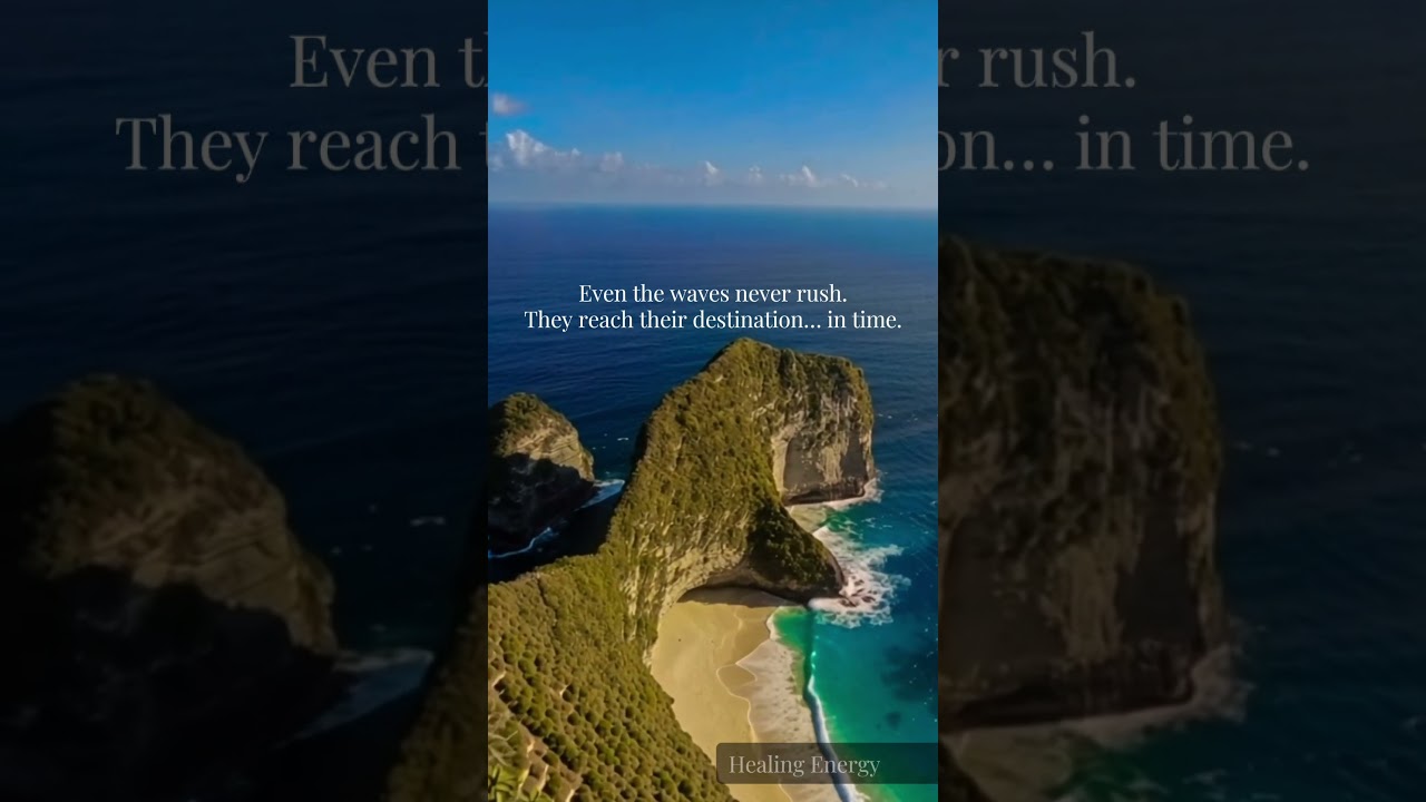 Slow Down — The Universe Moves at Its Own Pace 🌊 | 30s Healing Video