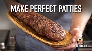 How to Make the Perfect Hamburger Patty