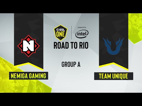 CS:GO - Team Unique vs. Nemiga Gaming [Dust2] Map 2 - ESL One: Road to Rio - Group A - CIS