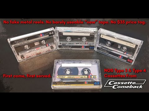 Cassette Comeback Home Brand Cassettes - Type 2 & Metal - With Updates
