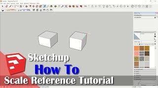 Sketchup How To Scale Reference With Tape Measure Tool Tutorial
