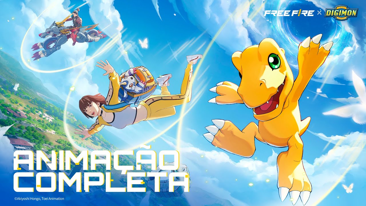 Animação Completa | Free Fire x Digimon Adventure | Frifas