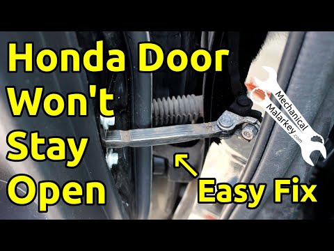 How to Fix a Honda Door That Doesn't Stay Open