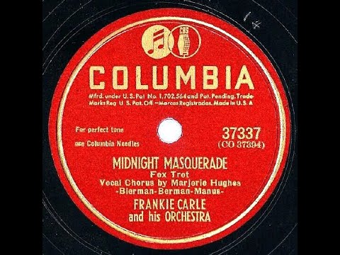 1947 Frankie Carle - Midnight Masquerade (Marjorie Hughes, vocal)