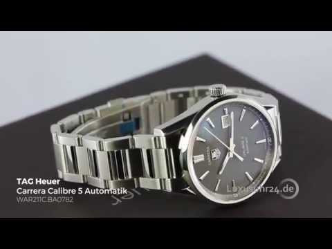 TAG Heuer Carrera Calibre 5 Automatik 39mm WAR211C.BA0782 Luxusuhr24 Ratenkauf ab 20 Euro/Monat