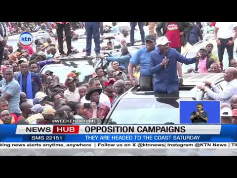 Opposition leaders embark on a series of rallies in Ukambani