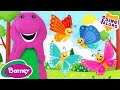 Five Little Butterflies Animal And Insect Song For Kids Barney The Dinosaur
