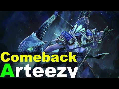 Arteezy Drow Ranger Comeback pro Gameplay | Highlights 7.02 — Dota 2