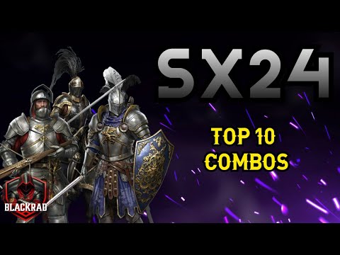 Sx24 TOP 10 COMBOS WITOUT SKINS - Rise of Castles Ice and Fire
