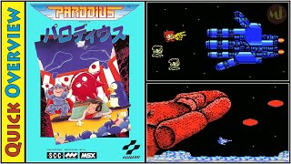 [8 ~ MSX] Bell Power-ups & Bonus Stages | Parodius パロディウス ～タコは地球を救う～ ᴴᴰ