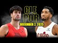 Cleveland Cavaliers Vs Portland Trail Blazers Full Game Highlights December 3 2025 NBA Season