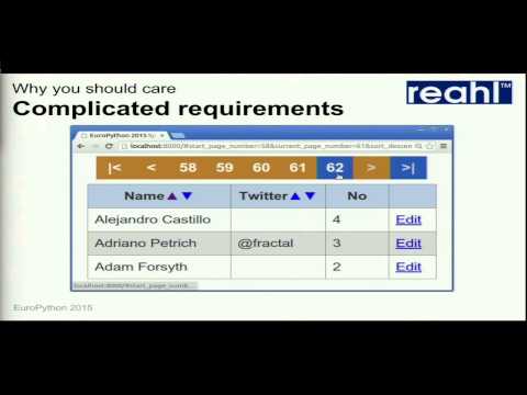 Iwan Vosloo - Reahl: The Python-only web framework