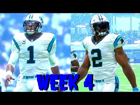 Madden 18 Career Mode RB Ep 4 - POWER/SPEED BACK AND CAM NEWTON CARRY TEAM VS THE PATRIOTS ! *CRAZY*