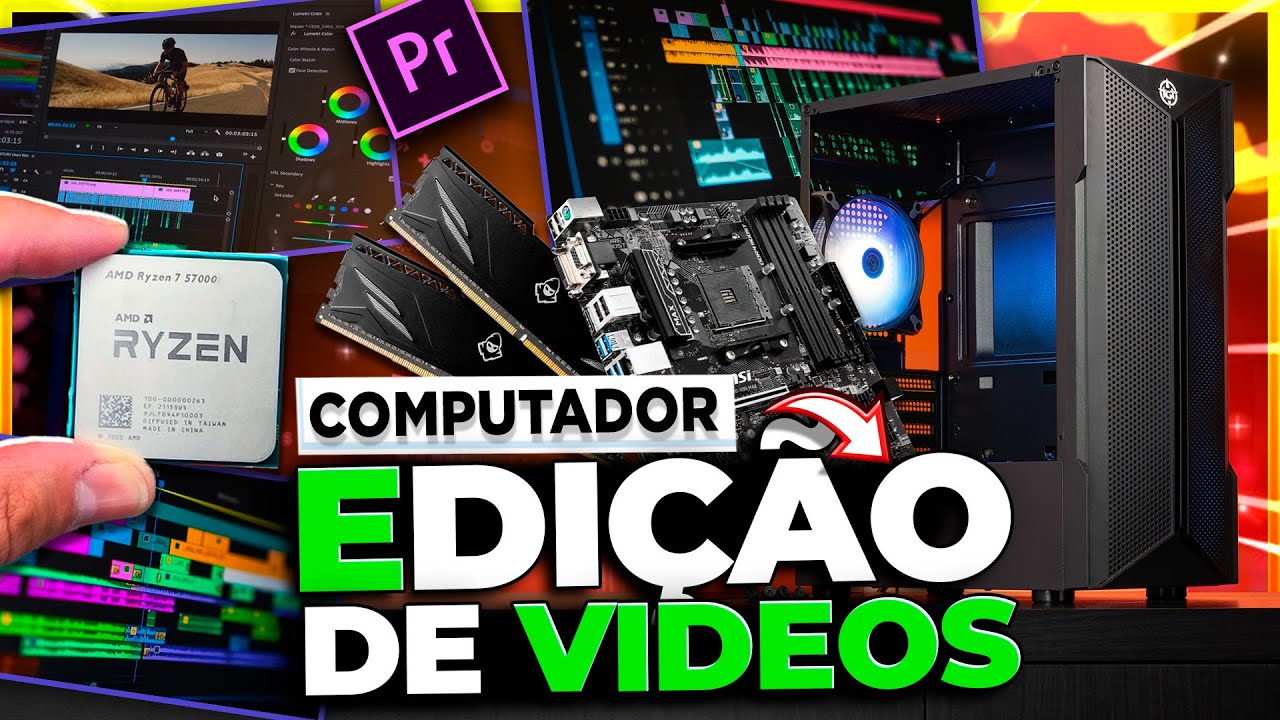 Montamos o "PC GAMER" para YOUTUBER Edição e Gravação✅ até 4.000 Reais 💸