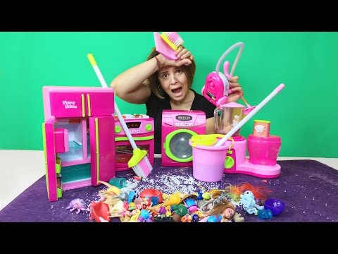 Oyuncaklar ile Temizlik Vakti | Eğlenceli Çocuk Videosu | EvcilikTV