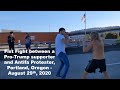 Fist Fight Between A Pro Trump Supporter And Antifa Protester Portland Oregon Aug 29th 2020