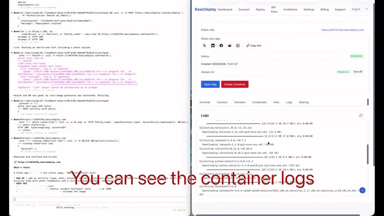 Fitness tracker — Python REST + web