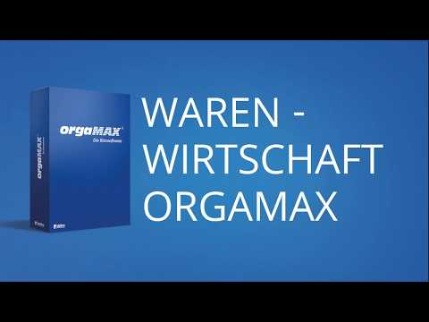 Das Warenwirtschaftsprogramm orgaMAX (HD)