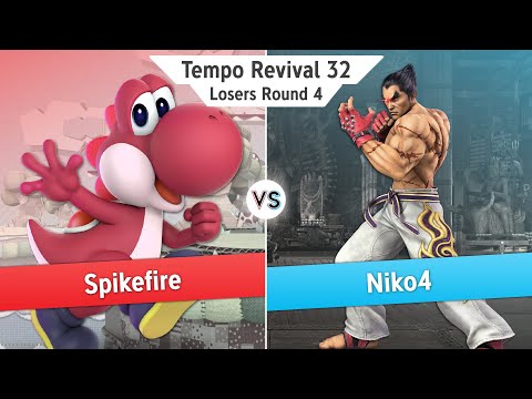 Tempo Revival 32 - Niko4 (Kazuya) Vs. Spikefire (Yoshi) - LR4 - Smash Ultimate