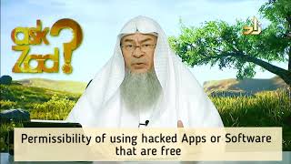 Is it permissible to use hacked Apps or Software that are available for free? - Assim al hakeem