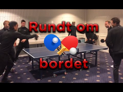 Eriksen, Delaney, Wass... Hvem er landsholdets bedste til bordtennis?
