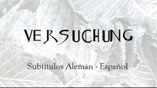 Lacrimosa - Versuchung (Subtítulos Alemán - Español)