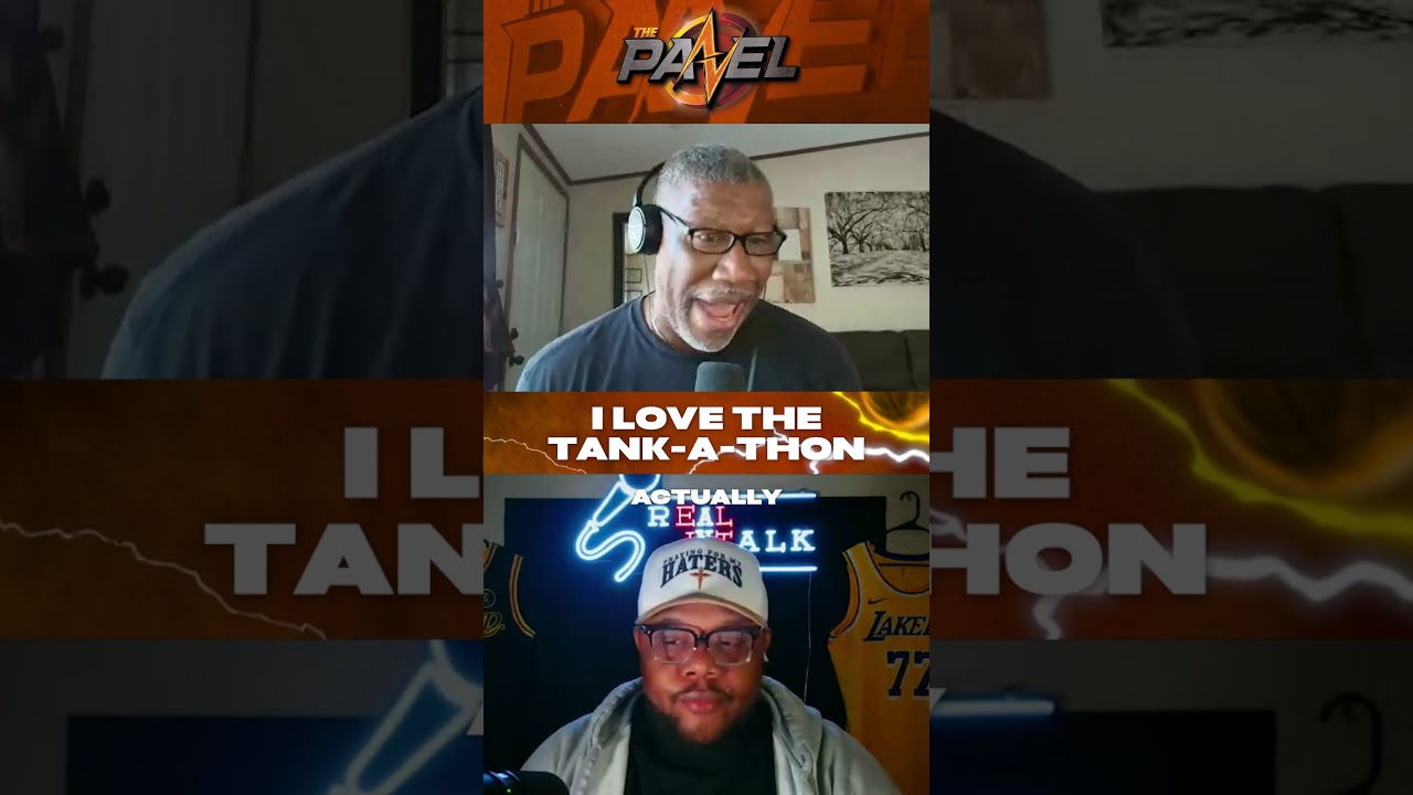 He's LOVING the NBA Tank-A-Thon 😂