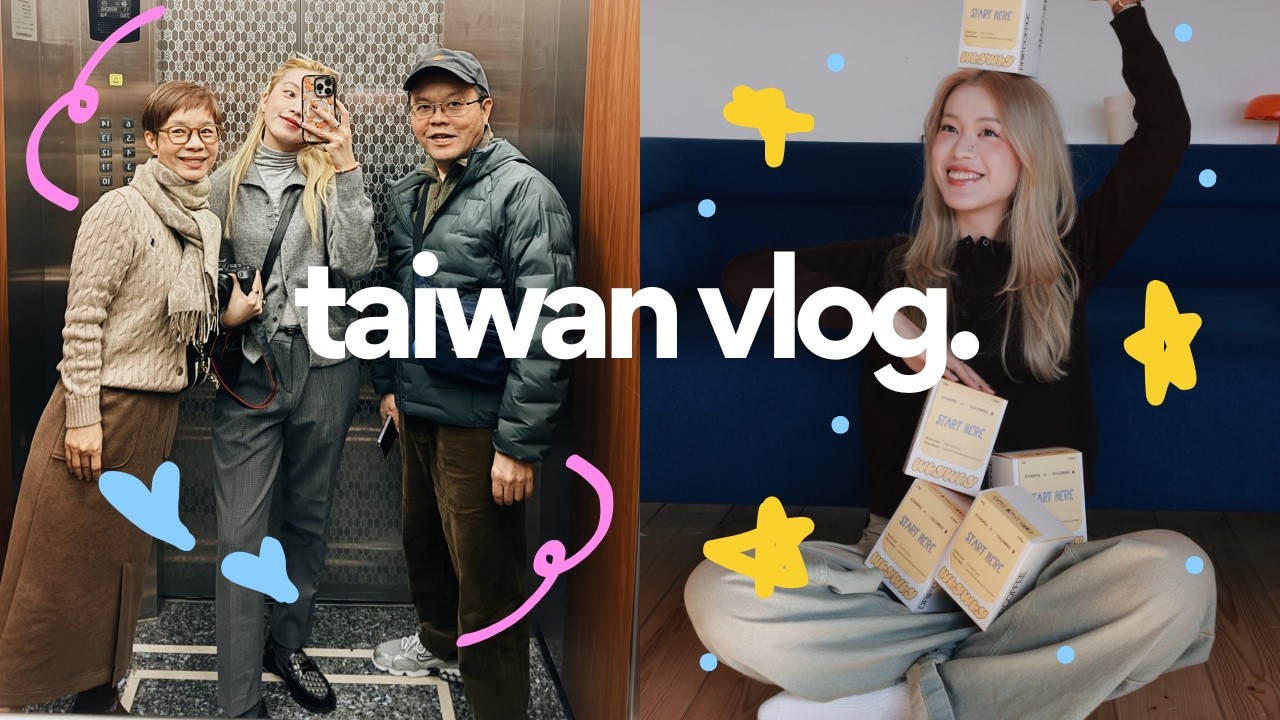台灣vlog🇹🇼人生第一場咖啡廳快閃就在3/14-15！實現夢想的幕後工作紀錄🎬大年初一在青埔走春！