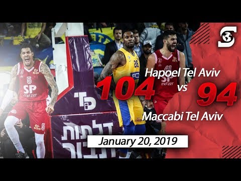 Hapoel Tel Aviv vs Maccabi Tel Aviv Highlights | 104 - 94 OT