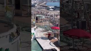 Msc Seaview in Barcelona with Msc friend guy Wasserman 👦 🫶 #mscseaview #Barcelona