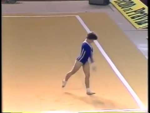 AA 1981 European Championships   Eva Mareckova CZE FX