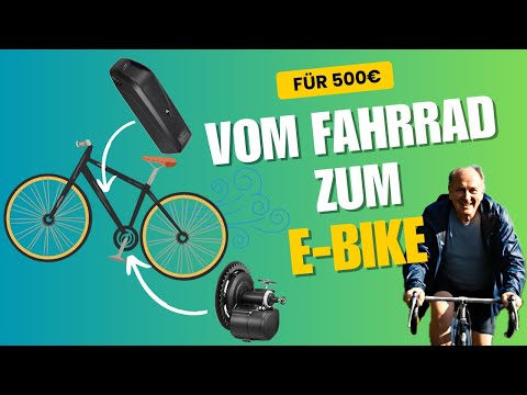 Ich habe mein Fahrrad in 3 Stunden in ein E-Bike verwandelt