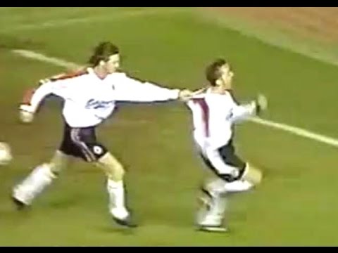 Middlesbrough v Liverpool 1998-99 CARRAGER REDKNAPP HEGGEM GOAL