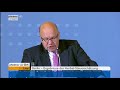 Herbst-Steuerschätzung: Pressekonferenz mit Peter Altmaier und Studiogespräch vom 09.11.2017