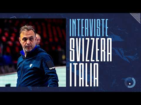 Play #azzurridentro | MIXED ZONE 🇨🇭x🇮🇹 | Bob Hanning